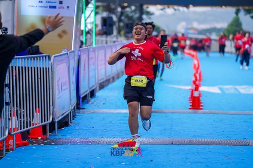 Race photo from CISANGKAN KBP CITY RUN 2025