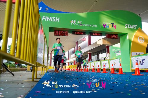 Race photo from BAF LIONS RUN 2024