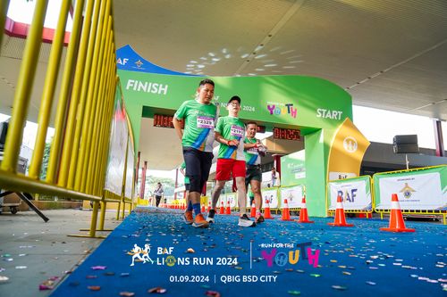Race photo from BAF LIONS RUN 2024