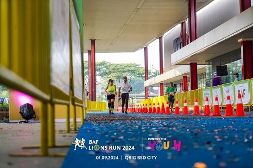 Race photo from BAF LIONS RUN 2024