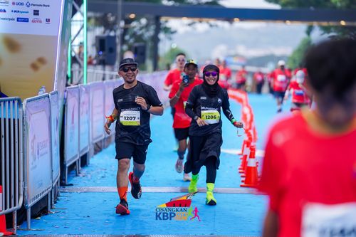 Race photo from CISANGKAN KBP CITY RUN 2025