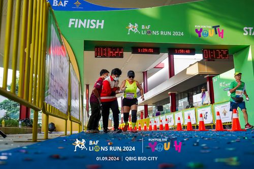 Race photo from BAF LIONS RUN 2024