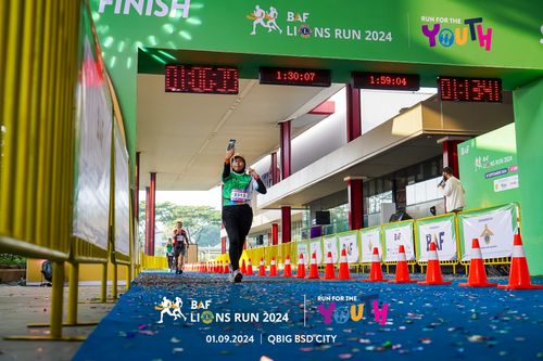 Race photo from BAF LIONS RUN 2024