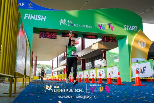 Race photo from BAF LIONS RUN 2024