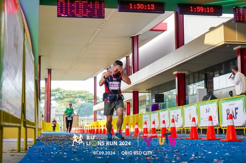 Race photo from BAF LIONS RUN 2024