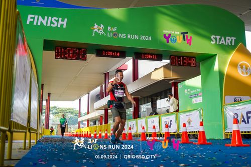 Race photo from BAF LIONS RUN 2024