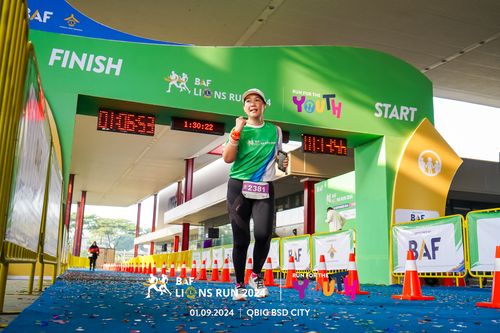 Race photo from BAF LIONS RUN 2024