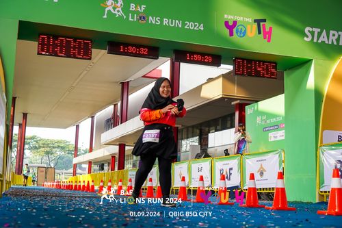 Race photo from BAF LIONS RUN 2024