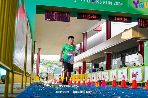 Race photo from BAF LIONS RUN 2024