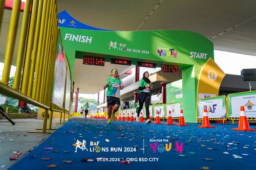 Race photo from BAF LIONS RUN 2024