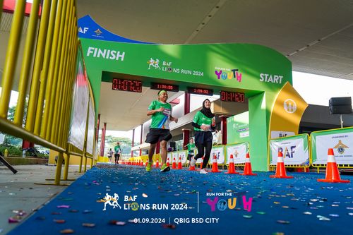Race photo from BAF LIONS RUN 2024