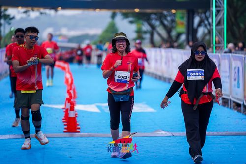 Race photo from CISANGKAN KBP CITY RUN 2025