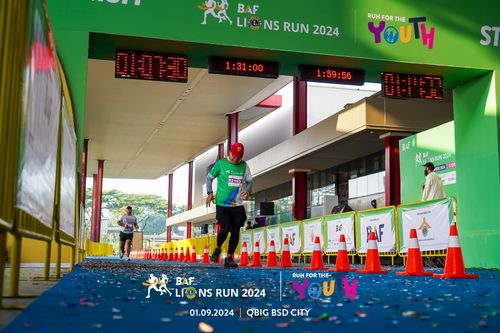 Race photo from BAF LIONS RUN 2024