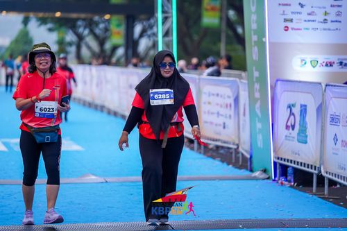 Race photo from CISANGKAN KBP CITY RUN 2025