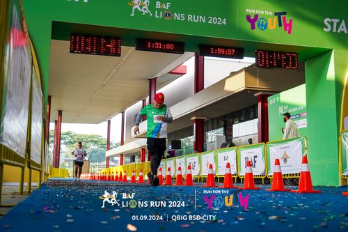 Race photo from BAF LIONS RUN 2024