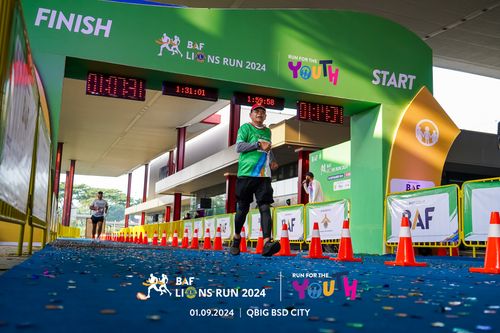 Race photo from BAF LIONS RUN 2024