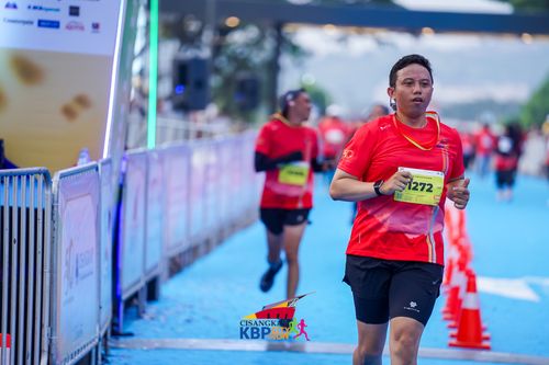 Race photo from CISANGKAN KBP CITY RUN 2025