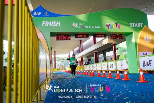 Race photo from BAF LIONS RUN 2024
