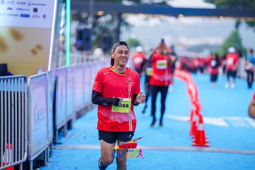 Race photo from CISANGKAN KBP CITY RUN 2025
