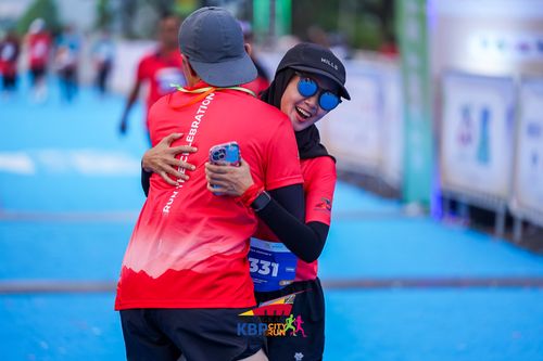 Race photo from CISANGKAN KBP CITY RUN 2025