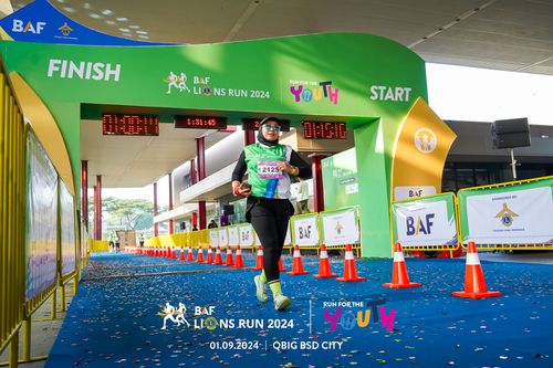 Race photo from BAF LIONS RUN 2024