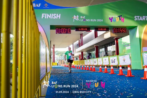 Race photo from BAF LIONS RUN 2024