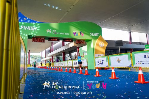 Race photo from BAF LIONS RUN 2024