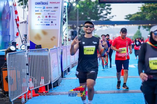 Race photo from CISANGKAN KBP CITY RUN 2025