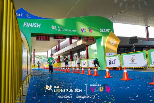 Race photo from BAF LIONS RUN 2024