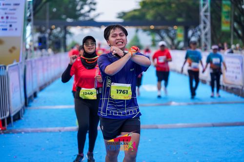 Race photo from CISANGKAN KBP CITY RUN 2025