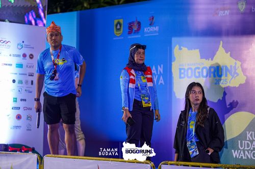 Race photo from Taman Budaya x BOGORUN 2025