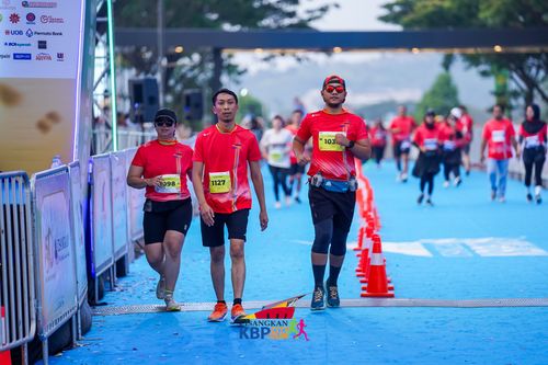 Race photo from CISANGKAN KBP CITY RUN 2025