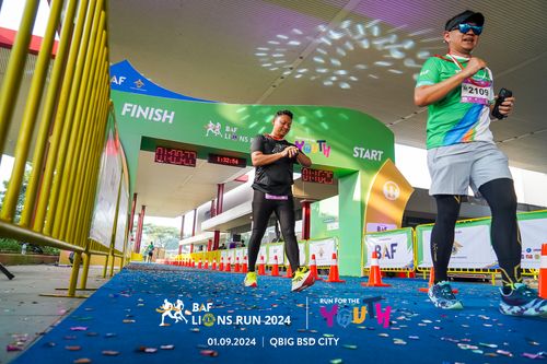 Race photo from BAF LIONS RUN 2024