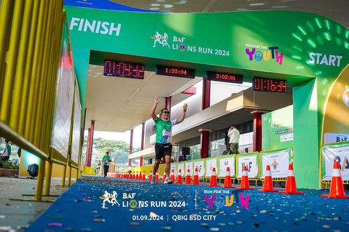 Race photo from BAF LIONS RUN 2024