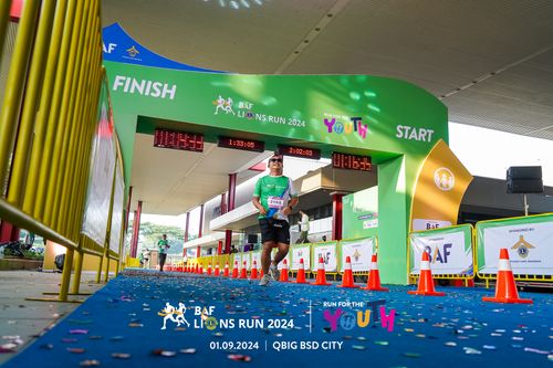 Race photo from BAF LIONS RUN 2024