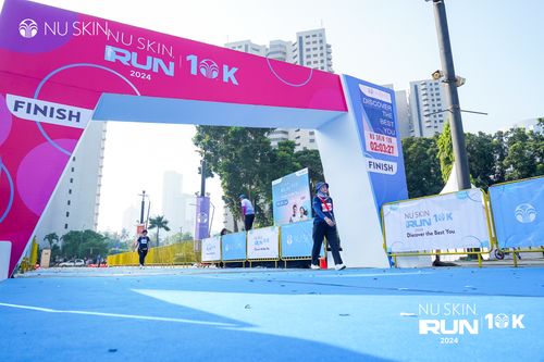 Race photo from Nu Skin Run 10K