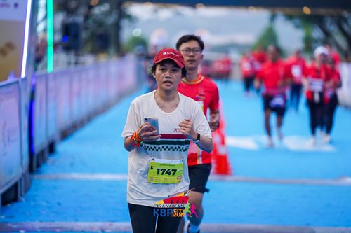Race photo from CISANGKAN KBP CITY RUN 2025