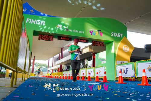 Race photo from BAF LIONS RUN 2024