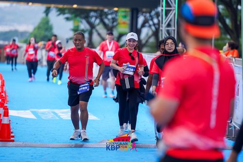 Race photo from CISANGKAN KBP CITY RUN 2025