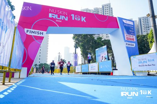 Race photo from Nu Skin Run 10K