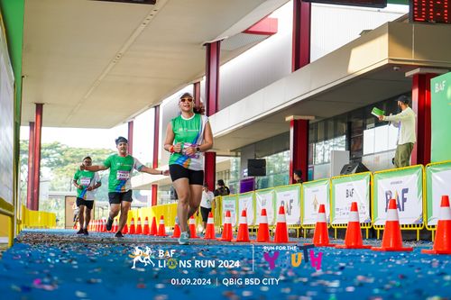 Race photo from BAF LIONS RUN 2024
