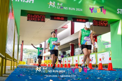 Race photo from BAF LIONS RUN 2024