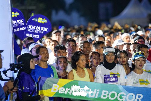 Race photo from Taman Budaya x BOGORUN 2025