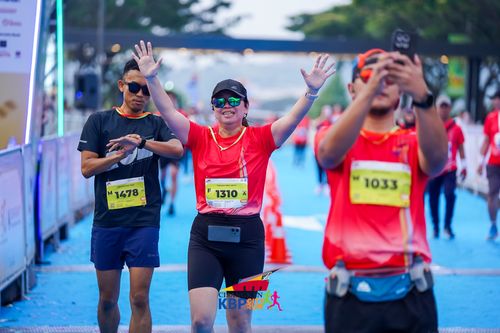 Race photo from CISANGKAN KBP CITY RUN 2025