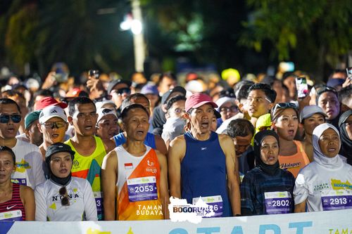 Race photo from Taman Budaya x BOGORUN 2025
