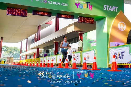 Race photo from BAF LIONS RUN 2024