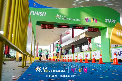 Race photo from BAF LIONS RUN 2024