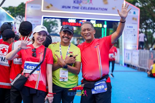 Race photo from CISANGKAN KBP CITY RUN 2025