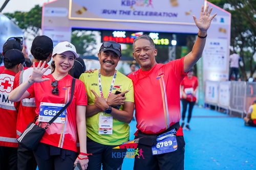 Race photo from CISANGKAN KBP CITY RUN 2025