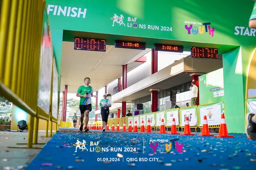 Race photo from BAF LIONS RUN 2024